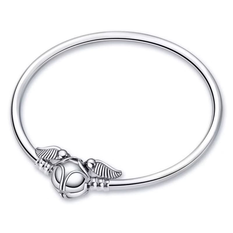 Pulseira Berloques Pomo de Ouro Harry Potter em Prata 925