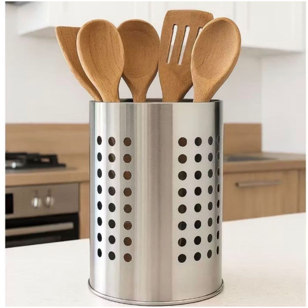 Suporte Porta Talher Escorredor Vazado Inox Original Line