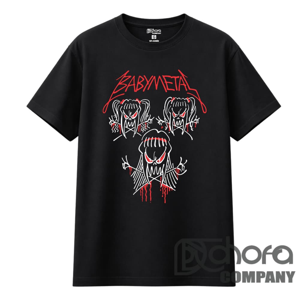 Camisa 100% algodão Baby Metal Banda Metallica envio rapido.