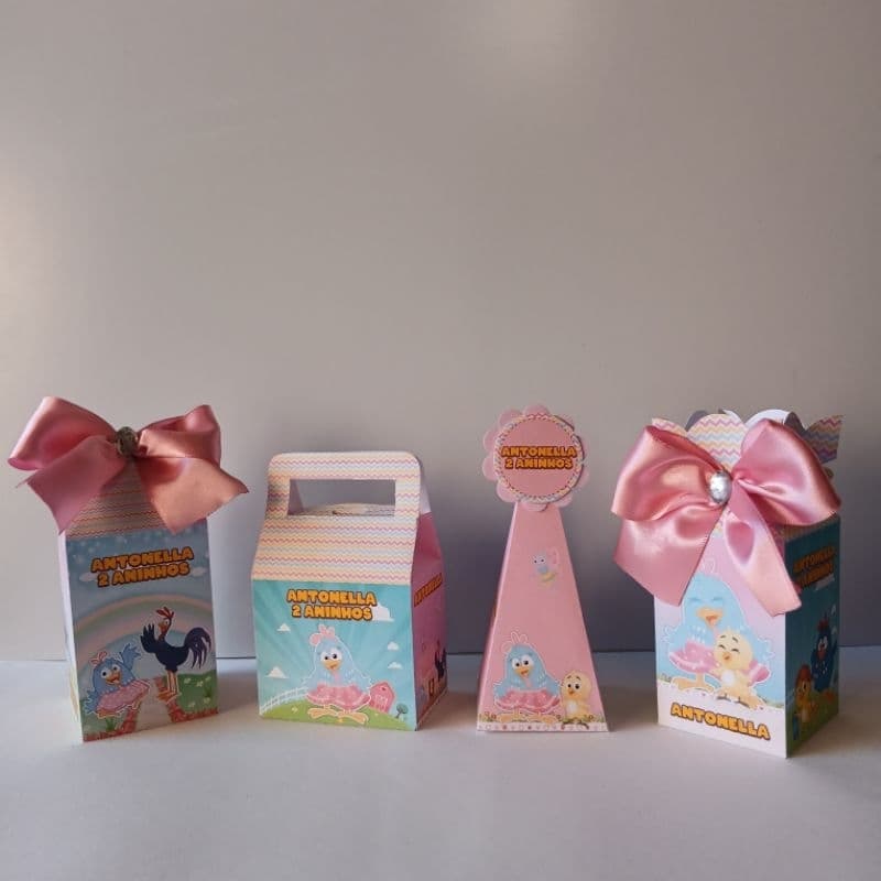 Kit Festa Galinha Pintadinha Menina - Lembrancinhas Personalizadas Galinha Pintadinha