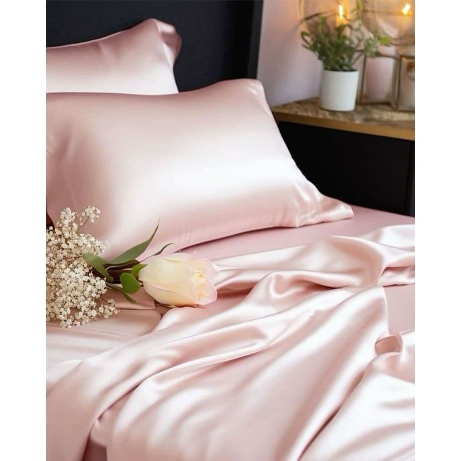 Travesseiro de Cetim - Conforto Luxuoso para Seu Sono