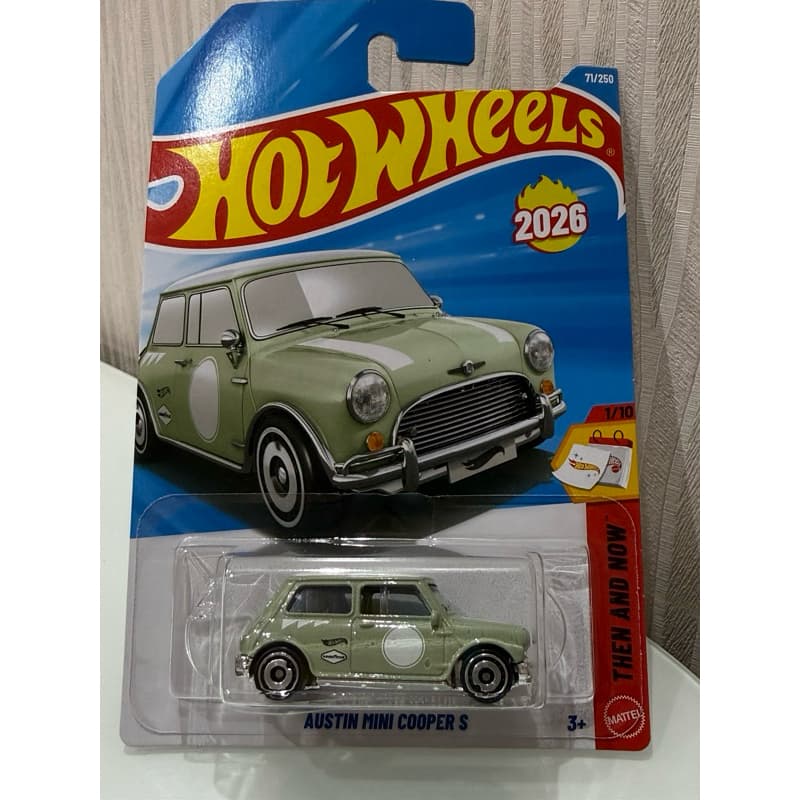 Carrinho Hot Wheels Austin Mini Cooper S verde - Lote C 2026