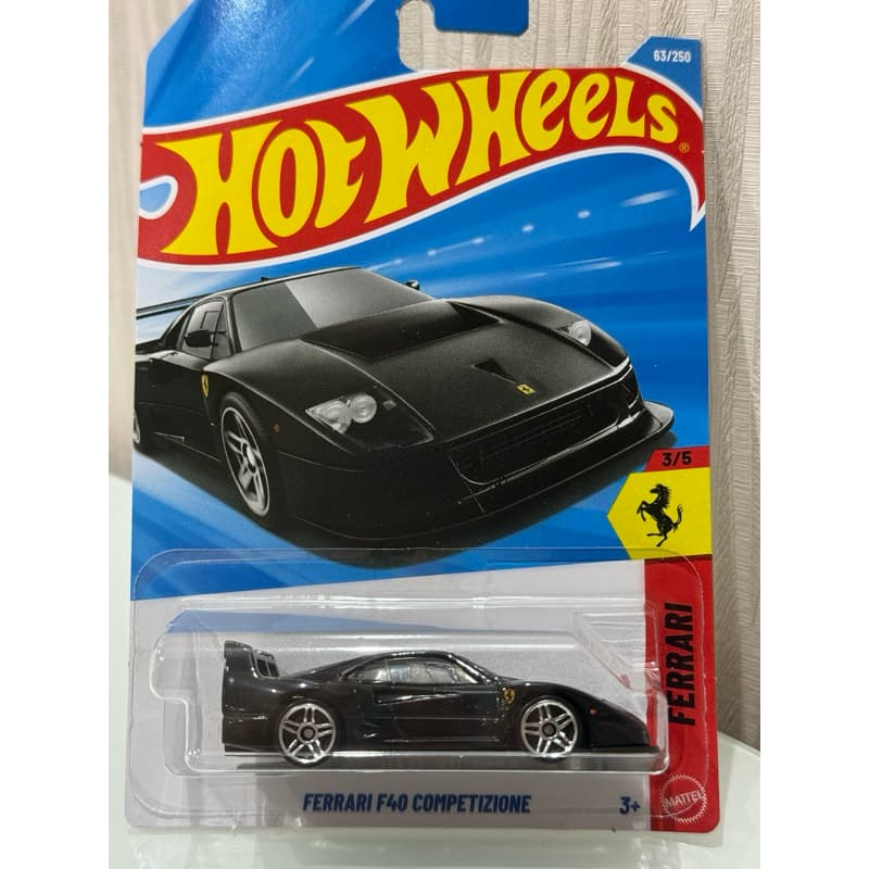 Carrinho Hot Wheels Ferrari F40 Competizione preta - LOTE C 2026