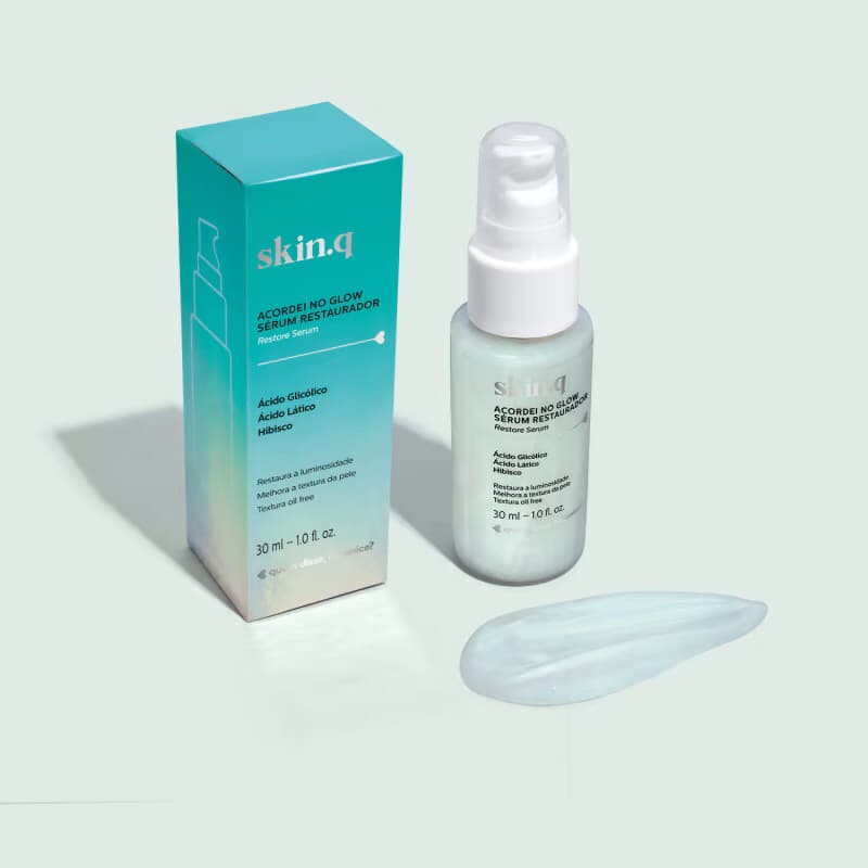 Sérum Restaurador Facial Acordei no Glow Skin.q Quem Disse Berenice 30ml Original