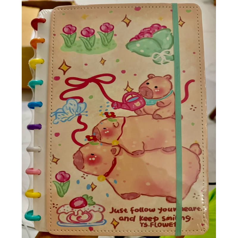 caderno inteligente médio, perfeito pra colegial, estampas lindíssimas.