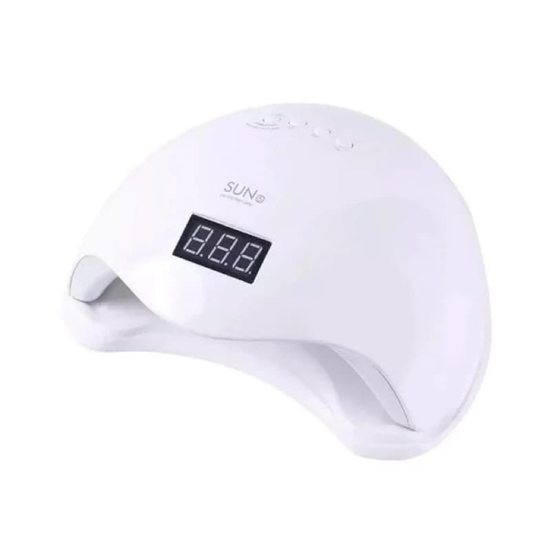 Cabine Sun 5 48w Rosa/Branco Bivolt UV/LED Timer Led Unhas Gel
