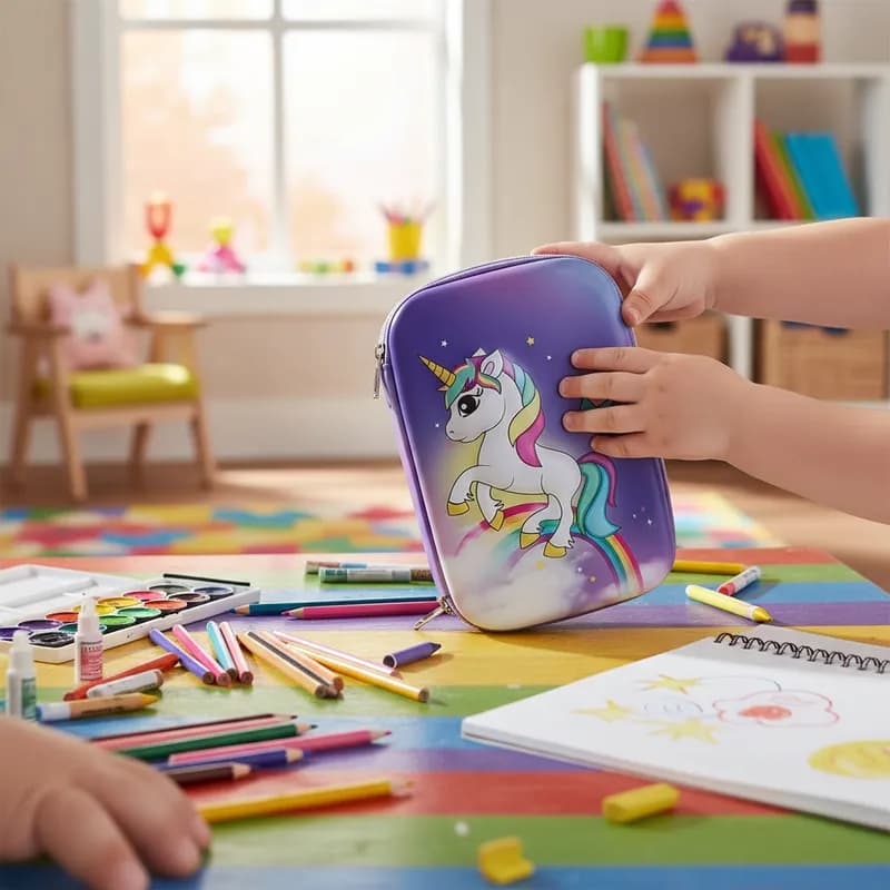 Estojo Escolar Organizador Infantil 3d Meninas-mininos