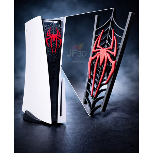 🕷️ Placa Frontal PS5 – Edição Homem-Aranha 🕷️