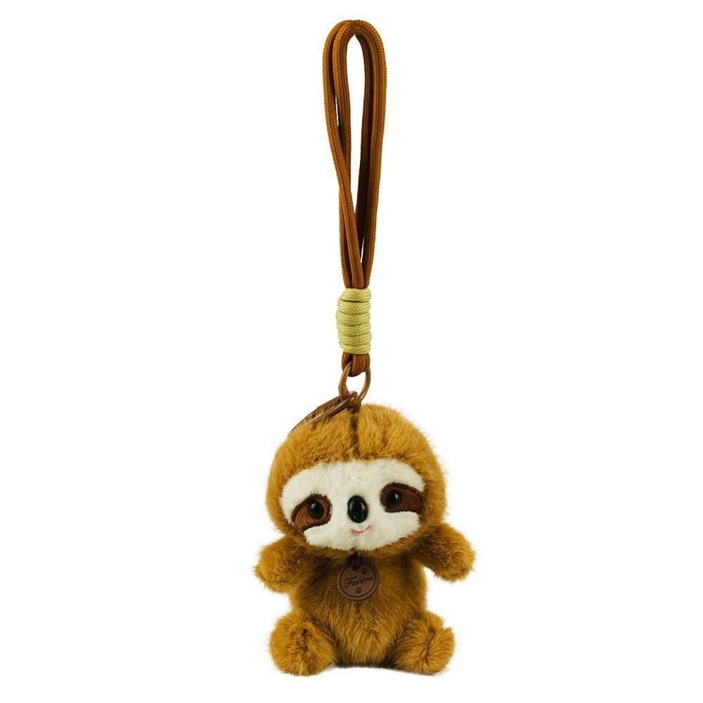 Chaveiro Bicho Preguiça Cordão 13cm - Pelúcia