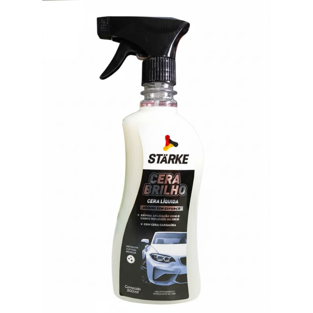 Cera Líquida Automotiva Starke Cera Brilho 500ml Com Carnaúba Brilho Rápido