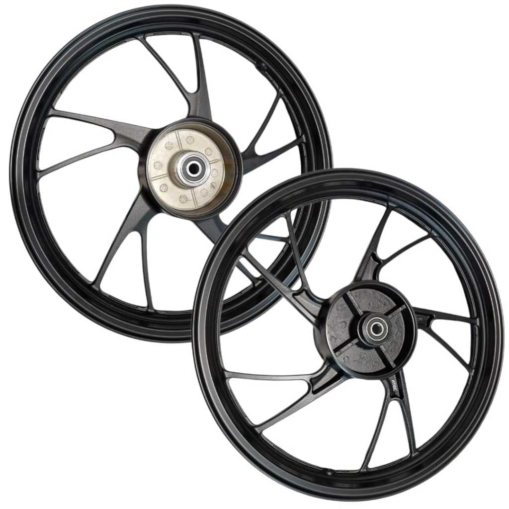 Par Roda Liga Leve Rolamento Titan 160 Fan 160 Preto A Disco Lona Alumínio