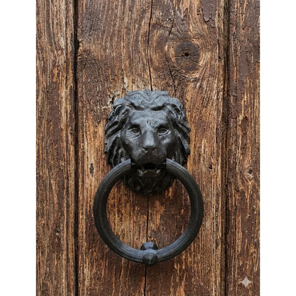 Batedor de Porta Cabeça de Leão | Impressão 3D Decorativa