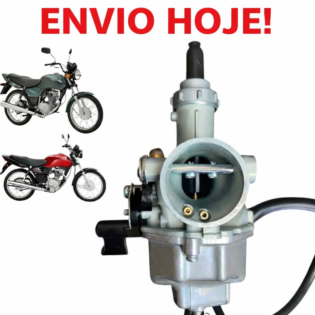 Carburador Completo Titan 125 ks es kse 2002 a 2004 Fan 125 2005 a 2008 ENVIO HOJE