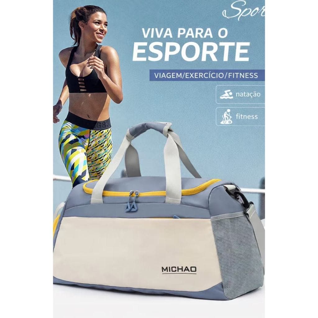 Bolsa De Viagem Sport Impermeável Com Alça Lateral Grande Capacidade Enviar Imediatamente（C750）