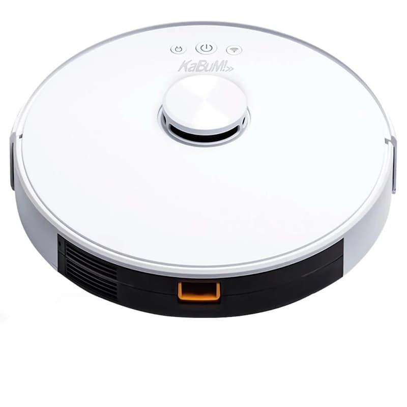 Robô Aspirador e Passa Pano KaBuM! Smart 700 - 5 Modos de Limpeza, Mapeamento a Laser, OPEN BOX, bco