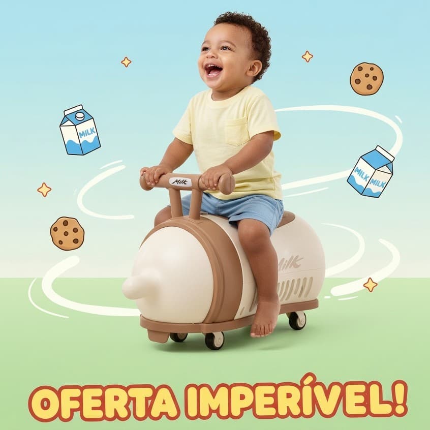 Andador e Carrinho Infantil com Rodinhas - Proteção Anti-Impacto, Design Ergonômico, Brinquedo Educativo para Bebês