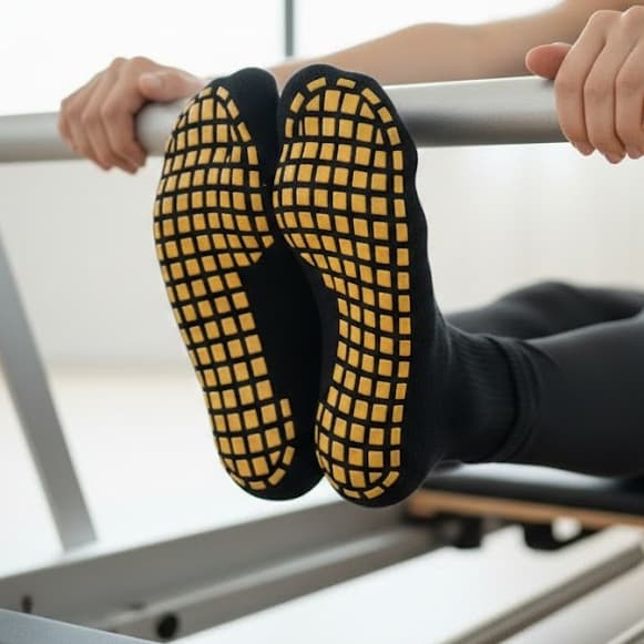 Meia Antiderrapante Yoga Hidroginástica Pilates Adulto veste 37 a 42