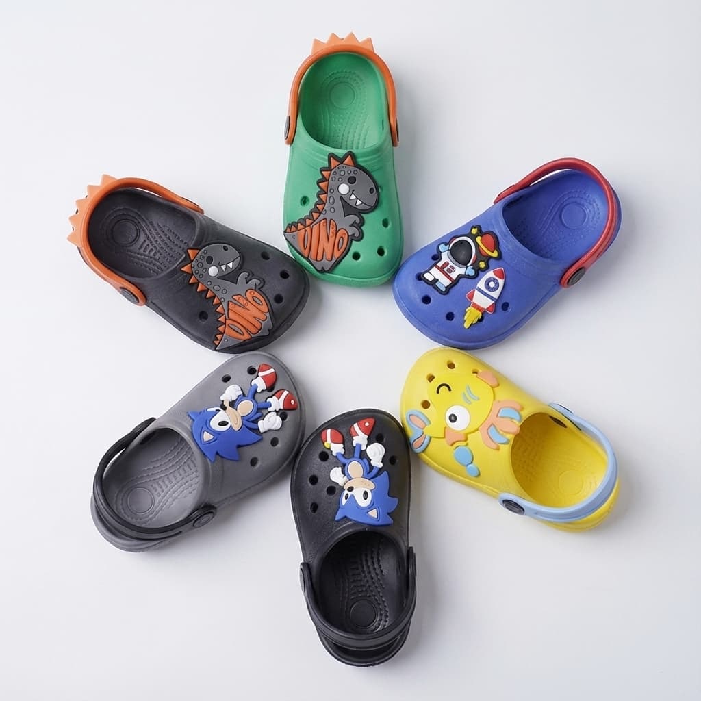 Kit Surpresa 2 Pares Sandália Papete Infantil Menino Leve Confortável