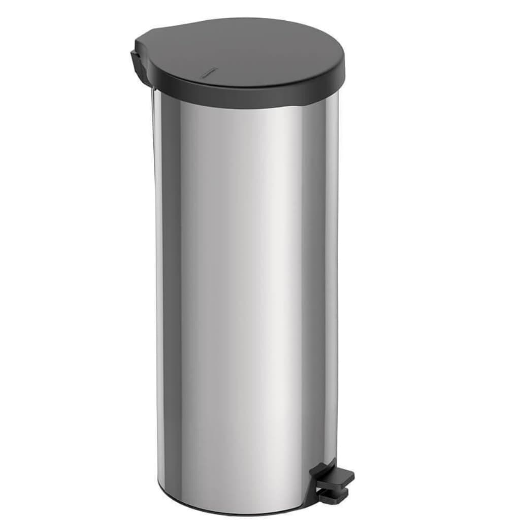 Lixeira Aço Inoxidável com Pedal New Tramontina 30L Inox Resistente a Corrosão Moderno Antiderrapante