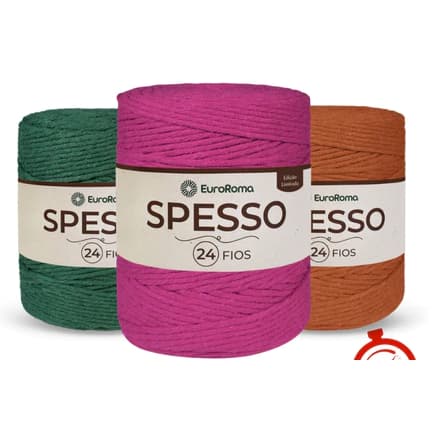 Barbante EuroRoma Spesso 24 Fios -1KG - Escolha sua Cor