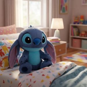 Pelúcia Stitch 25cm  ,35cm Alienígena Azul Hipoalergênica Presente muito fofo