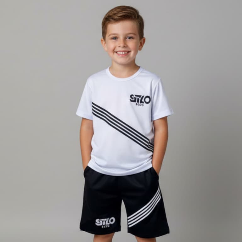 Roupa de menino conjunto infantil masculino bermuda e camisa  blogueirinho