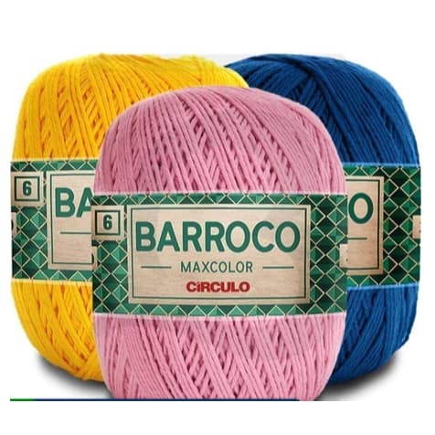 Barroco Max Color 226M - Fio 6 100% Algodão