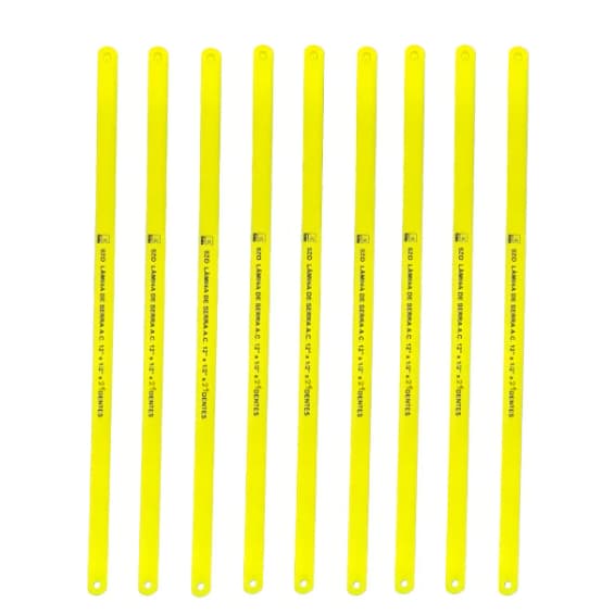KIT COM 10 LÂMINA DE SERRA 12" X 1/2" X 24 EDA