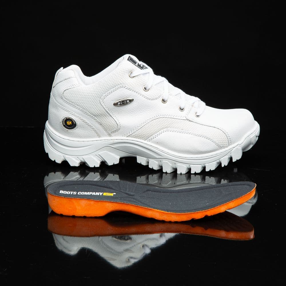 Tênis de Segurança com CA em couro EPI Cores Exclusivas para Indústria Moto Casual Boots Company