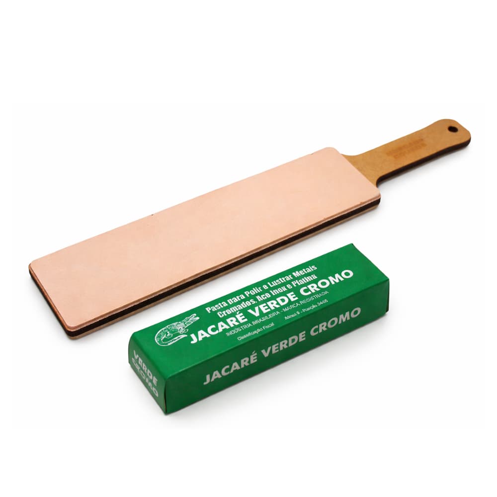 STROP DUPLO PARA AFIAÇÃO + PASTA JACARÉ 400g