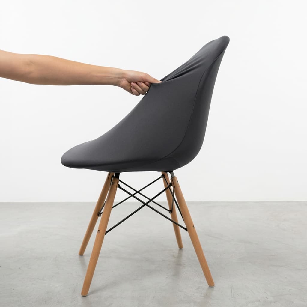 Capa Protetora para Cadeira Charles Eames Eiffel Cores Lisas - Envio Imediato