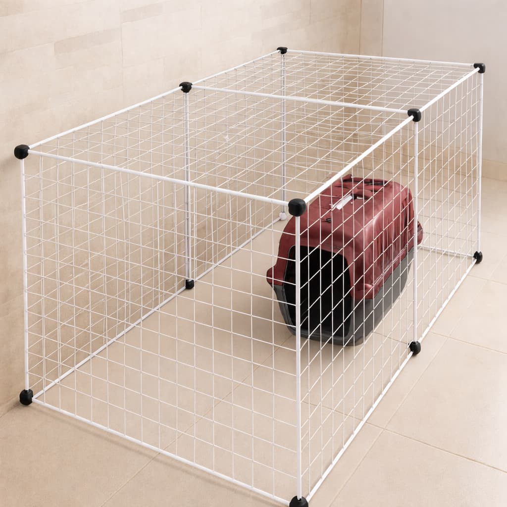 Cercado Grande para Coelhos, Cachorro e Gatos 60cm Com Cobertura de Proteção/Cercado Para Tratamento
