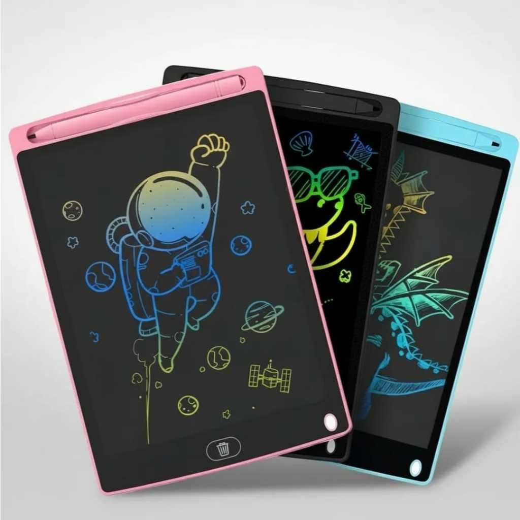 Tablet de Desenho LCD 8,5” Lousa Mágica Digital Infantil Apaga Fácil com Caneta