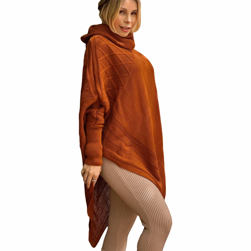 Cardigan Plus Size de Tricô Premium Grosso Feminino de Alta qualidade