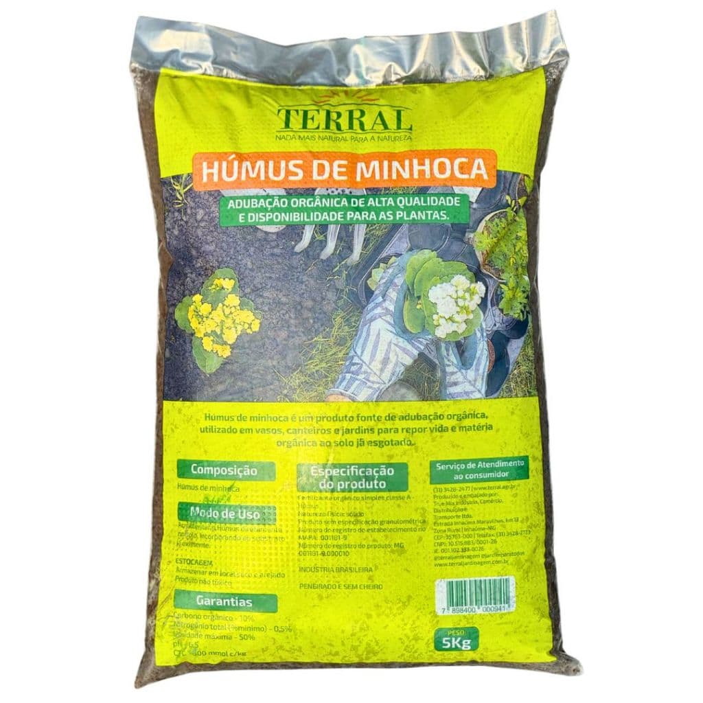 Humus de Minhoca 5l / 5kg