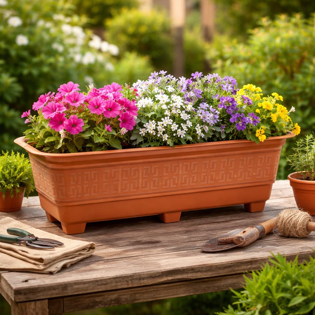 Vaso Floreira Para Flores e Plantas 6 Litros Decoração Jardim