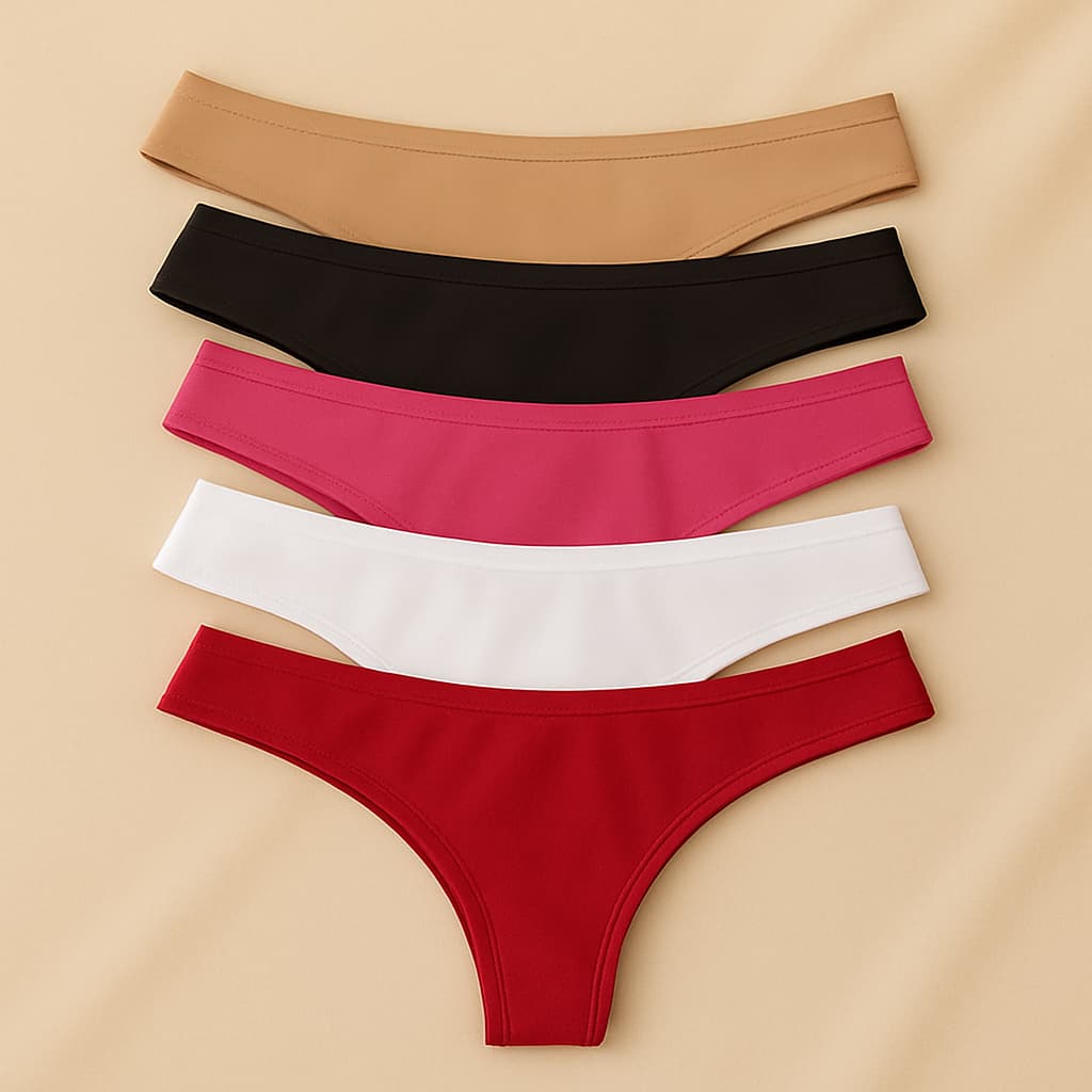 Kit Calcinhas Tanga Fio Duplo Micro Levanta bum bum Não marca roupa