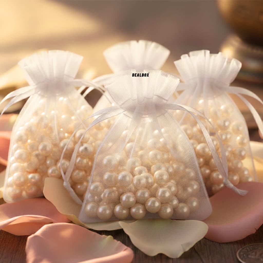 50/100/200 Saquinho Organza Saco Para Lembrancinhas Casamento Decoração Presente Aniversário
