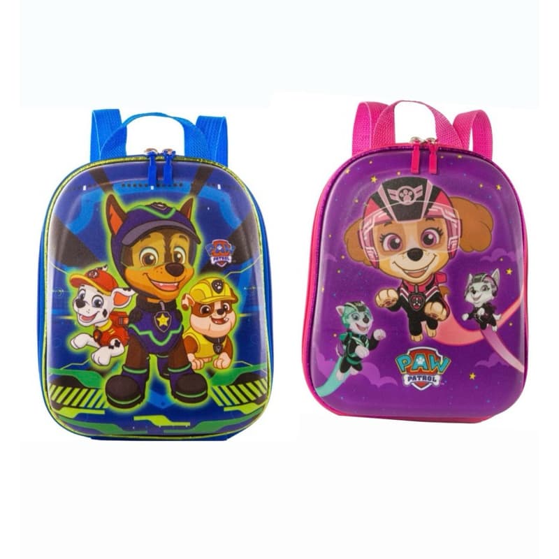 Mochila Mala Lancheira Infantil Escolar P Volta as Aulas Patrulha Canina Skye Chase Spy Marshall Rubble Menina Menino
