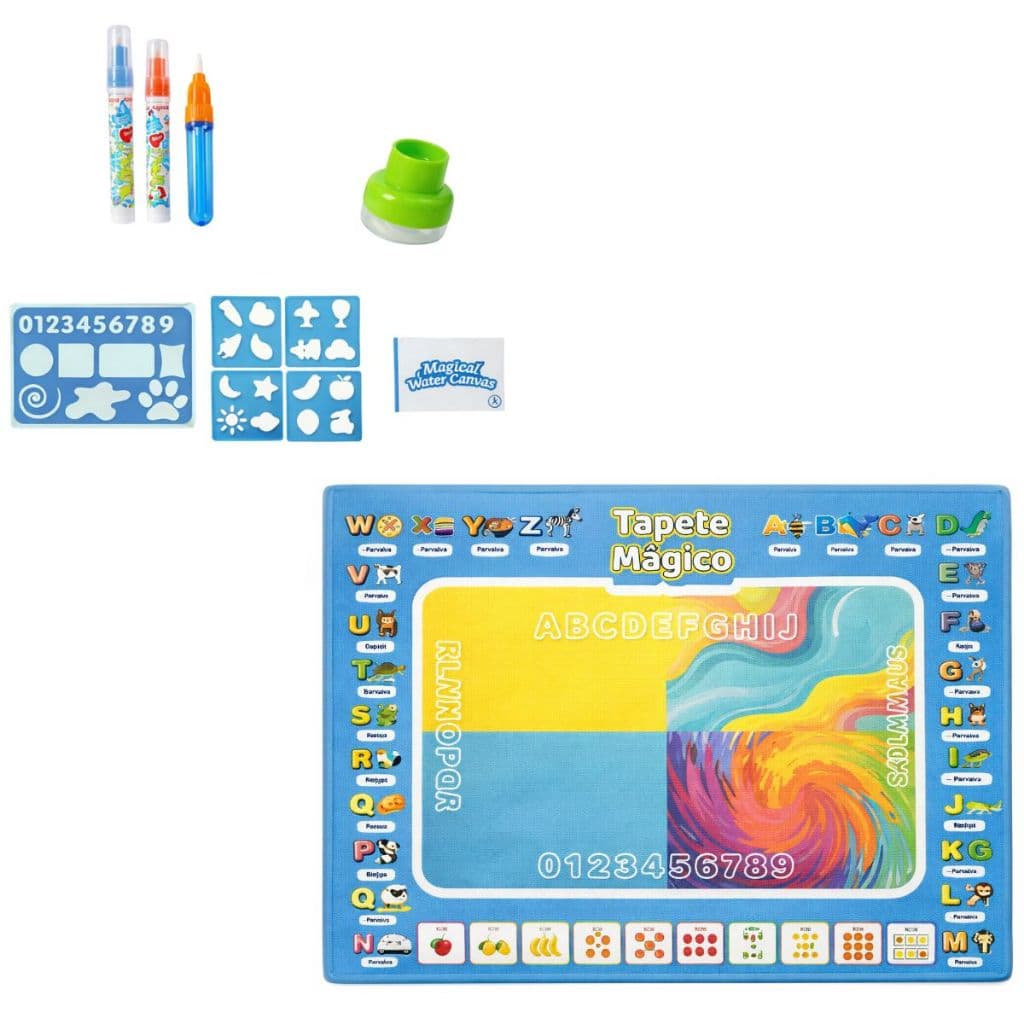 Tapete Infantil Mágico Para Desenhos Com Água Crianças