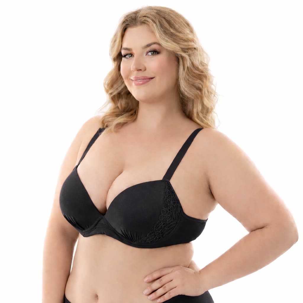 Sutiã Soutien Plus Size Reforçado Com Bojo Com Aro Alça Larga Sustentação Do 48 Ao 54