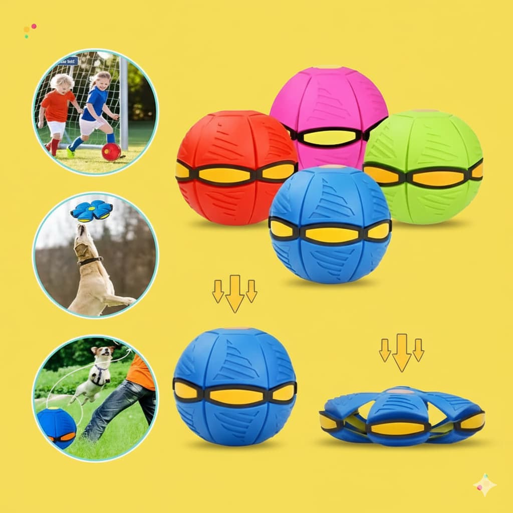 Bola Magica Brinquedo Interativo Pet e Infantil Brinquedos Interativa para cães Bola Maluca para Cachorro Bola de Crianç