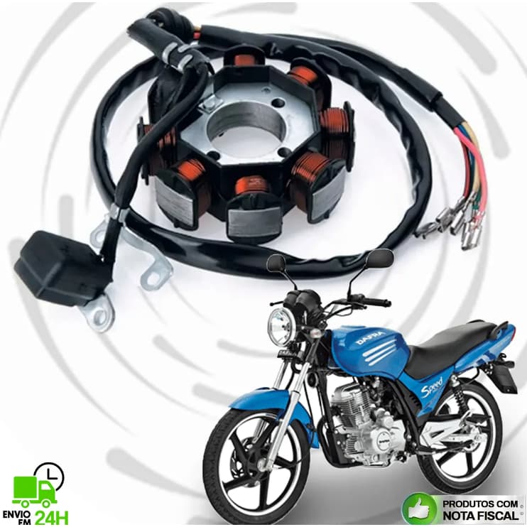 Estator Completo Dafra Speed 150 2008 2009 2010 Á 2015 Pulsa