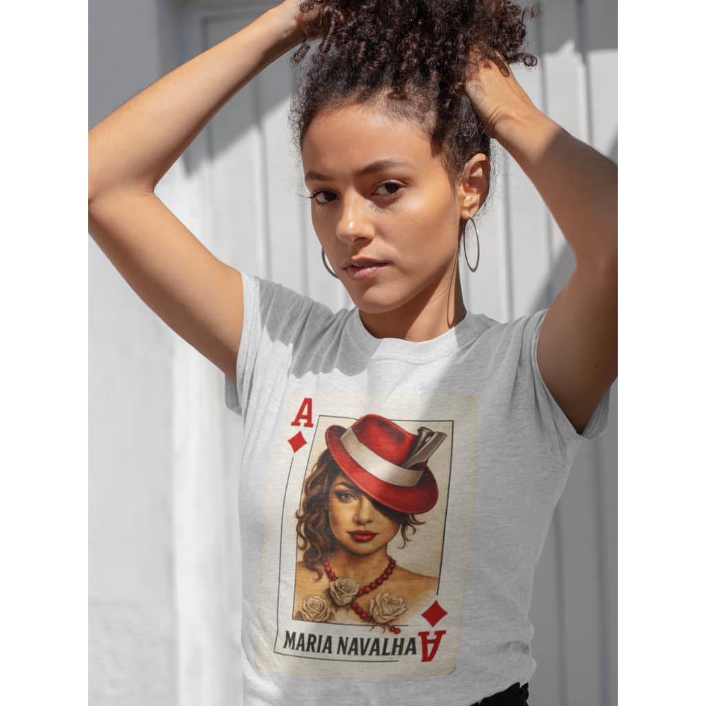 Blusa de Frio Moletom Maria Navalha ou Camiseta T-Shirt Malandra Malandragem Axé Umbanda Candomblé Quimbanda PEÇA AVULSA