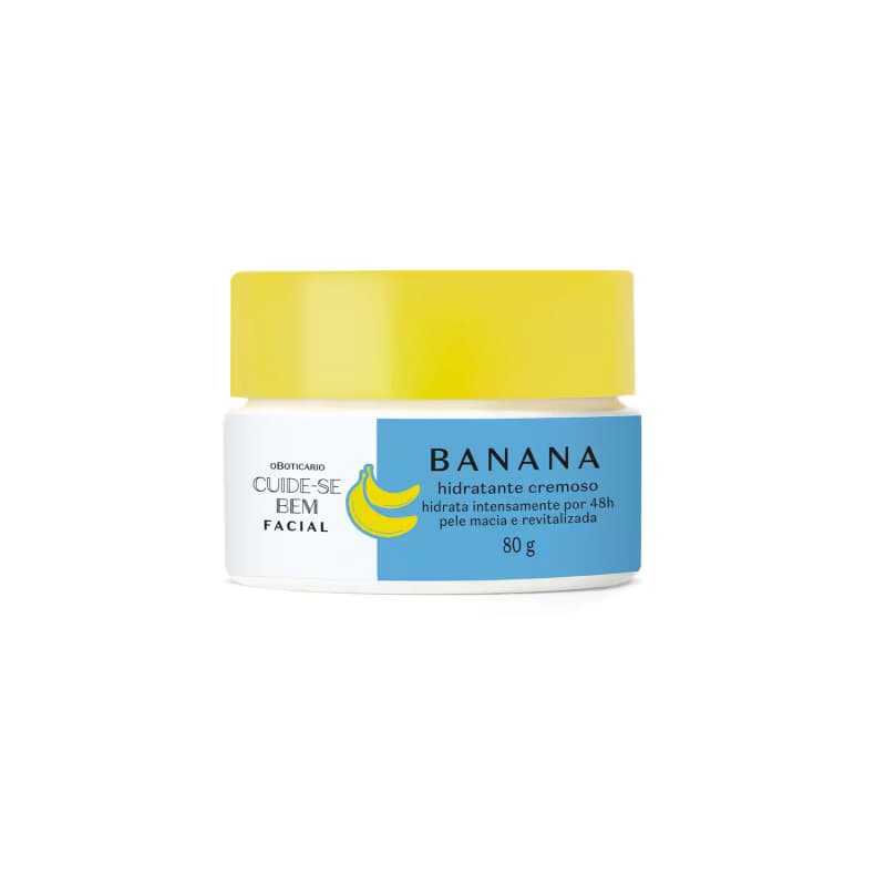 Hidratante Cremoso Facial Banana Cuide-se Bem O Boticário 80g Original
