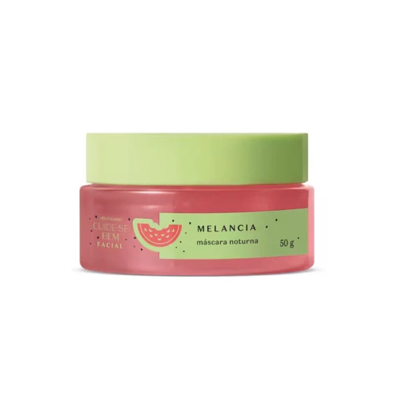 Máscara Facial Noturna Melancia Cuide-se Bem O Boticário 50g Original