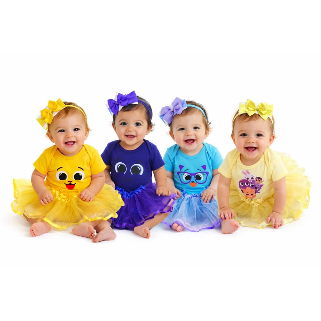 Kit Body Temático Mesversário Bolofofos Bebê Menina
