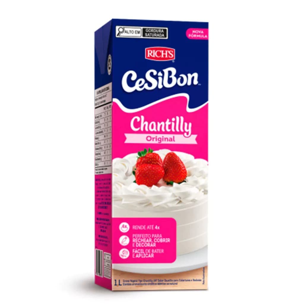Chantilly Cesibon Original 1 litro e 200 ml– RICHS