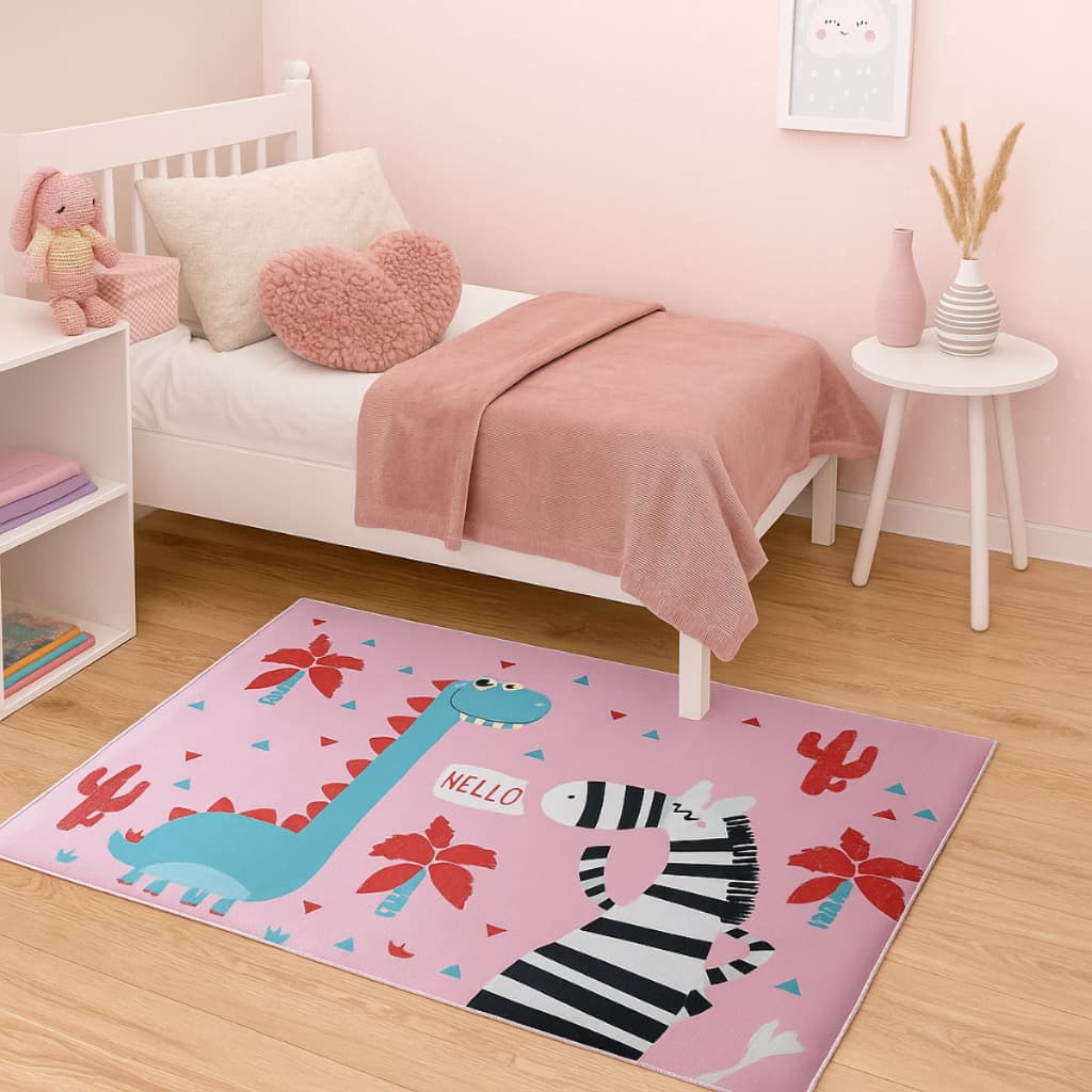 Tapete Jolitex Allegra Infantil Divertido Antiderrapante