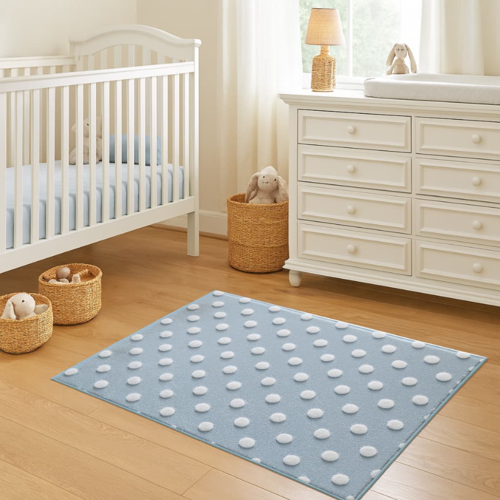 Tapete Jolitex Mimo Infantil Poa Confortavel Antiderrapante